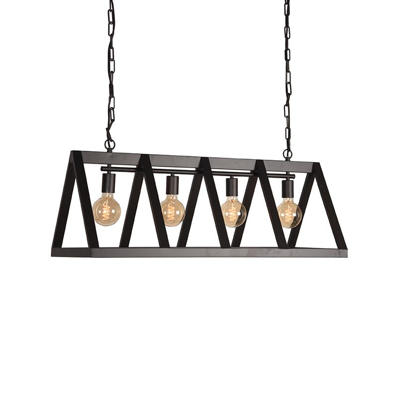 Hanglamp Roof Zwart - Metaal - LABEL51