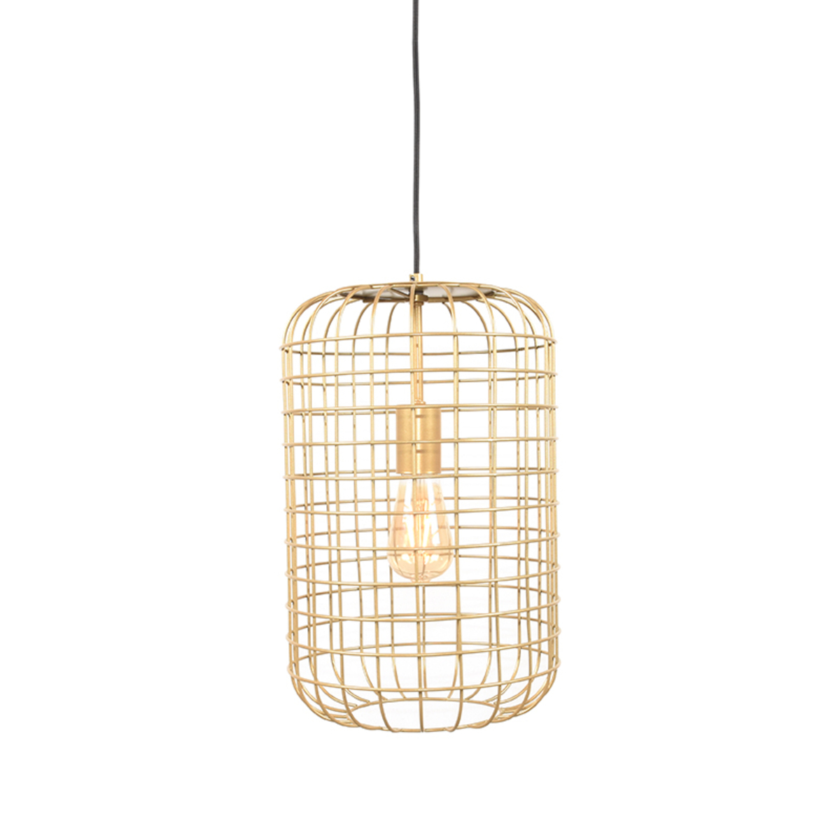 Hanglamp Solido Geel Goud - Metaal - LABEL51
