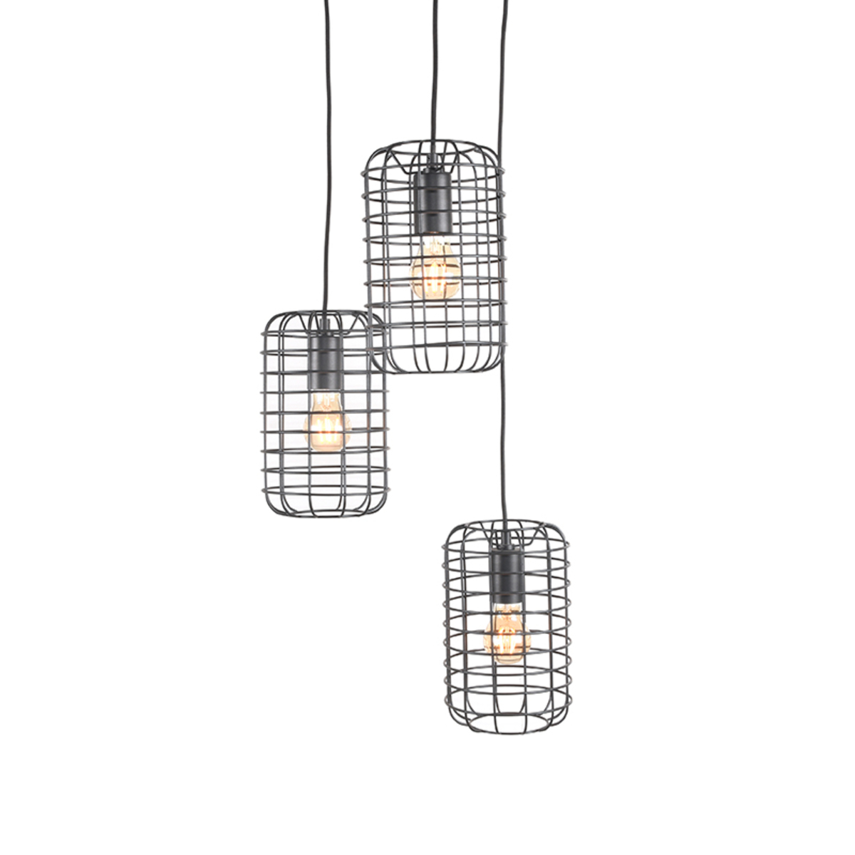 Hanglamp Solido Zwart - Metaal - LABEL51