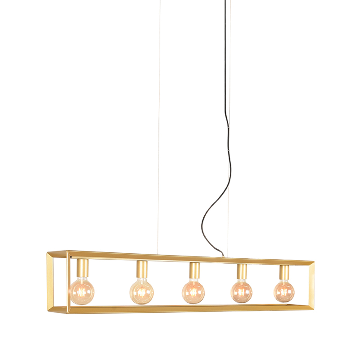 Hanglamp Tetto Multi Antiek goud - Metaal - LABEL51