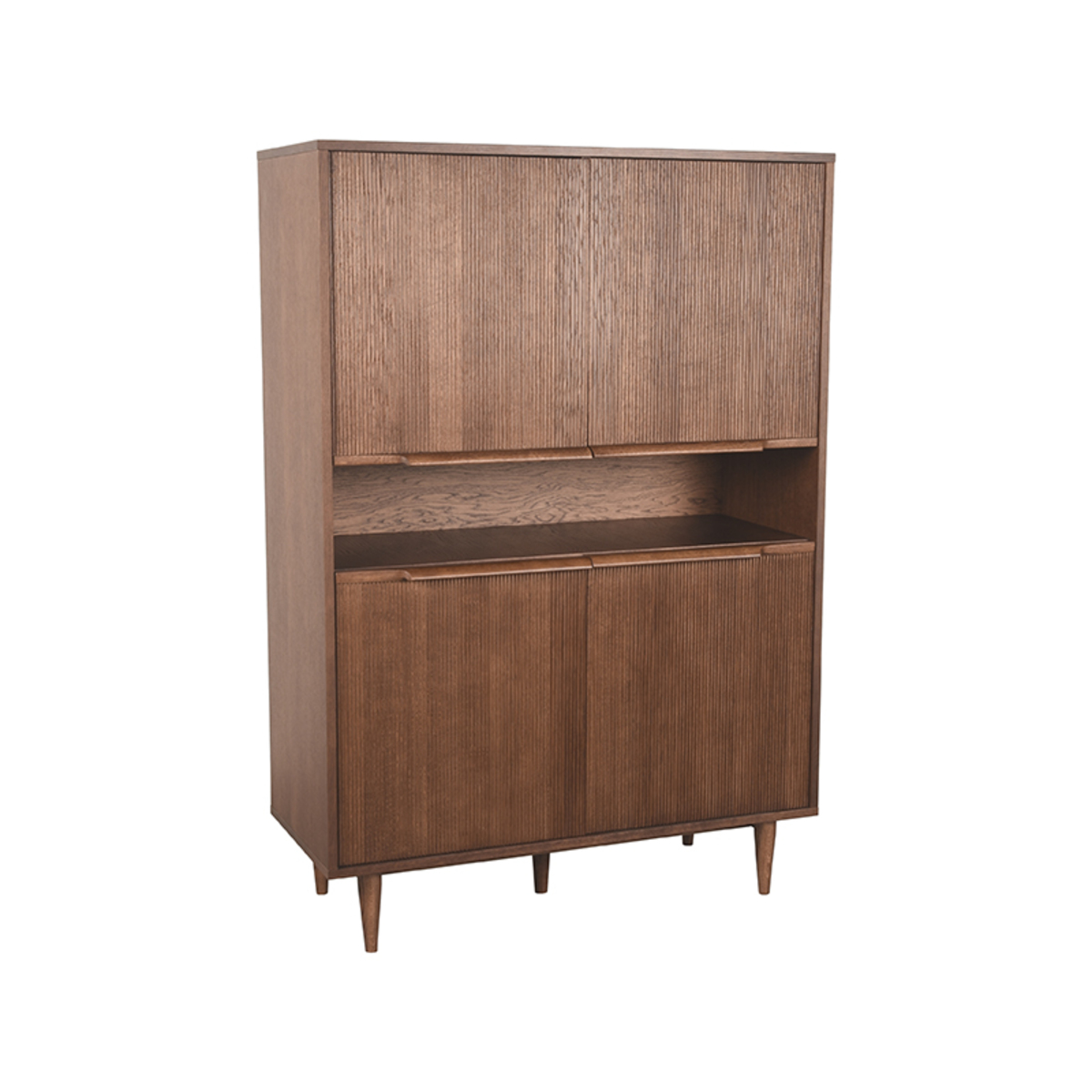 Bergkast Jule Bruin Walnoot - Eiken - LABEL51