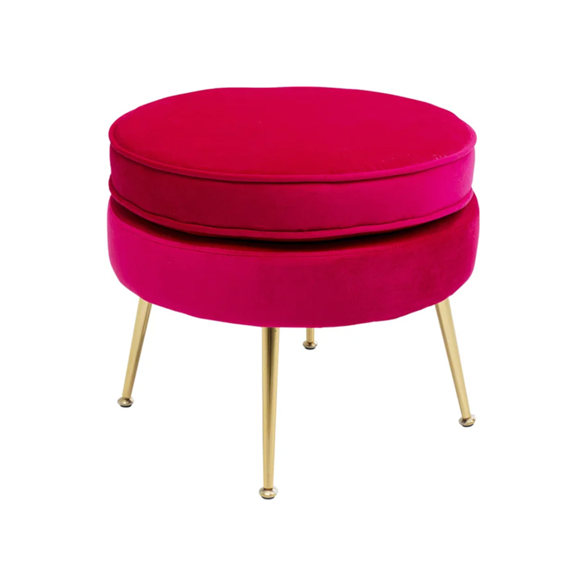 Hockers  Roze - Fluweel - Kare Design