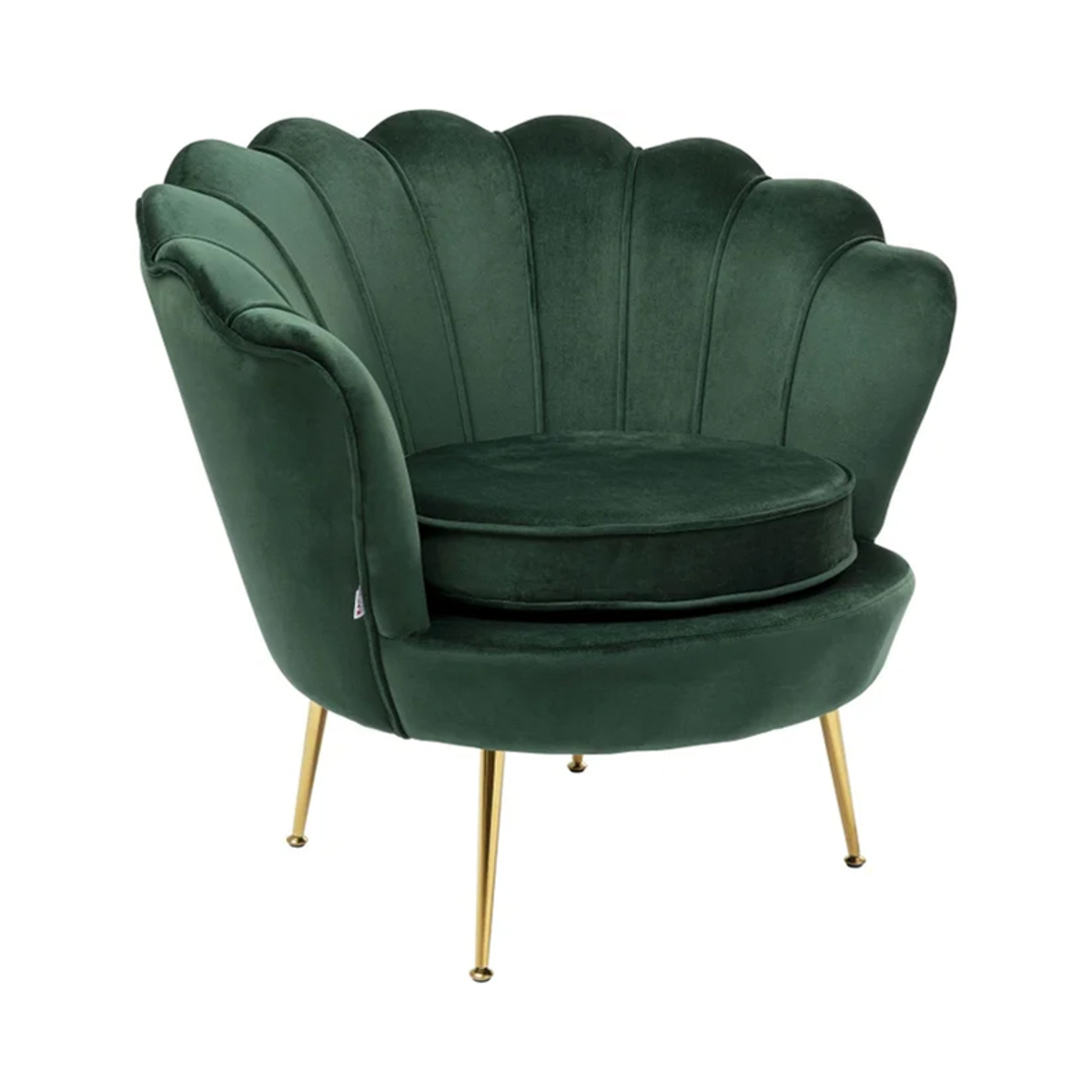 Fauteuil  Groen Forest - Fluweel - Kare Design