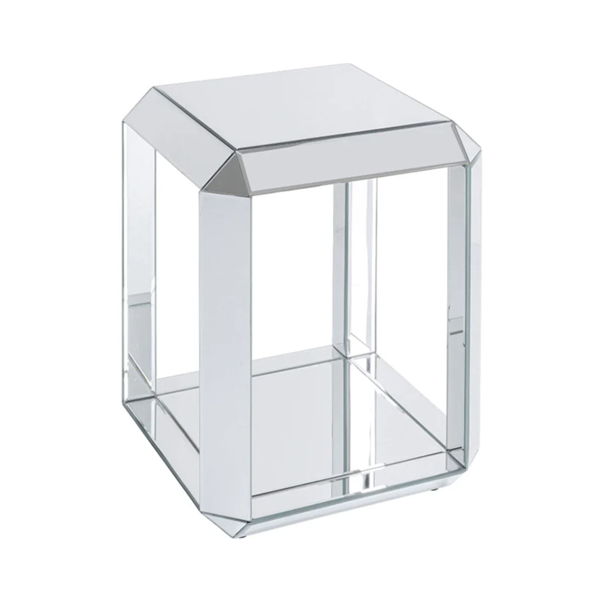 Bijzettafel Transparant Helder glas - Glas - Kare Design