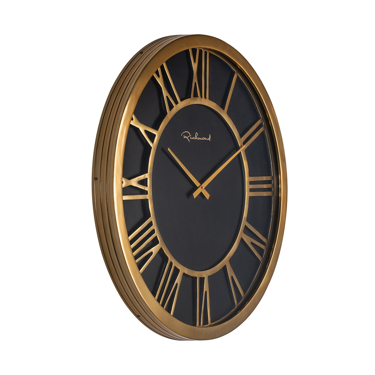 Klok Richmond Decoration Zwart Goud - Aluminium - Richmond Interiors
