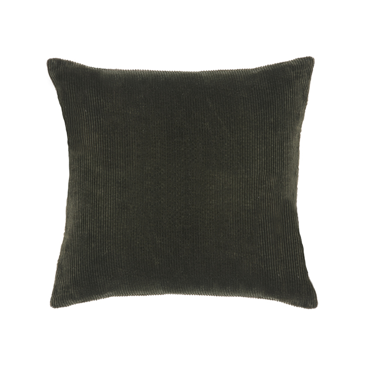 Sierkussen Rib Groen Army green - Katoen - LABEL51