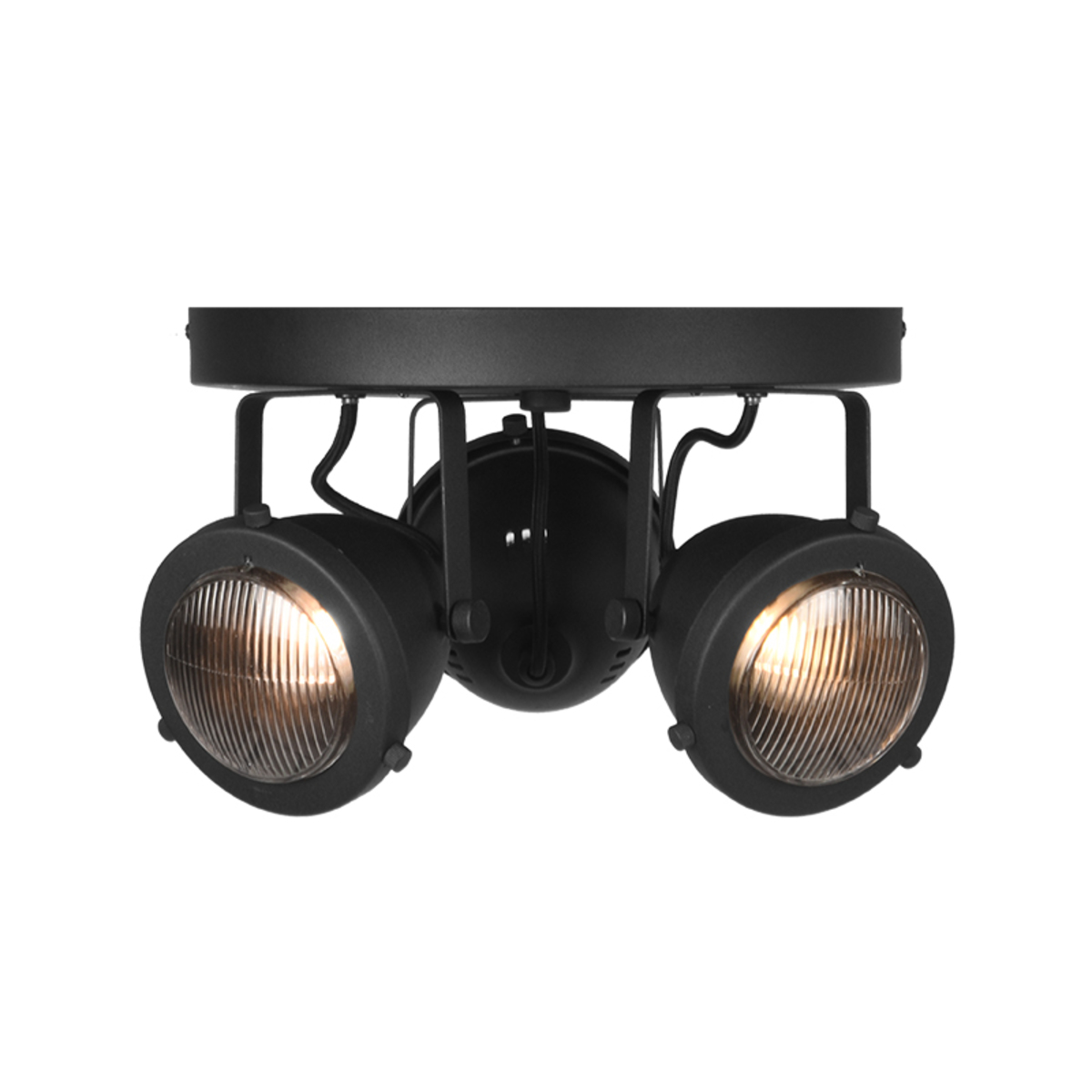 Spot Moto led Zwart - Metaal - LABEL51