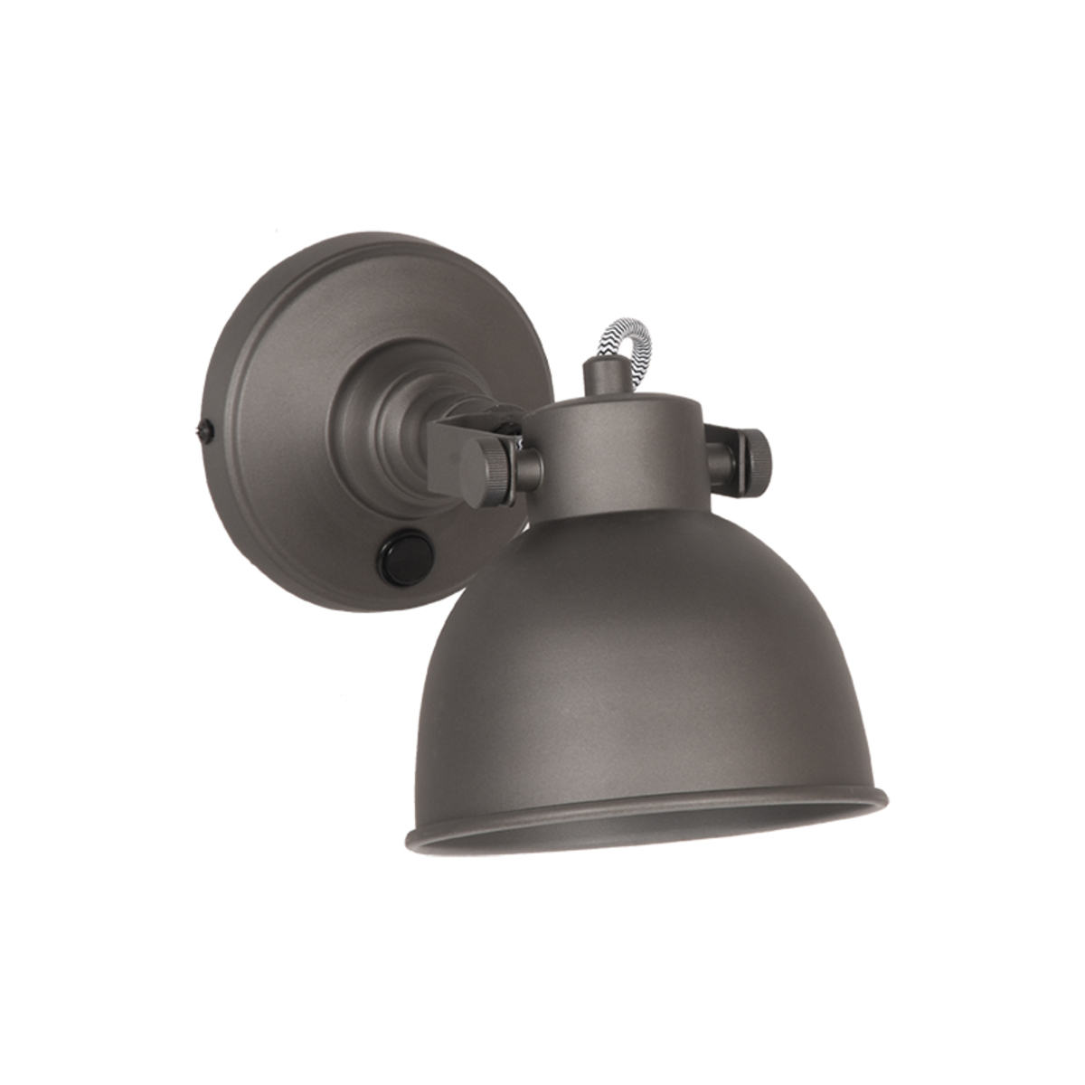 Wandlamp Bow Grijs - Metaal - LABEL51