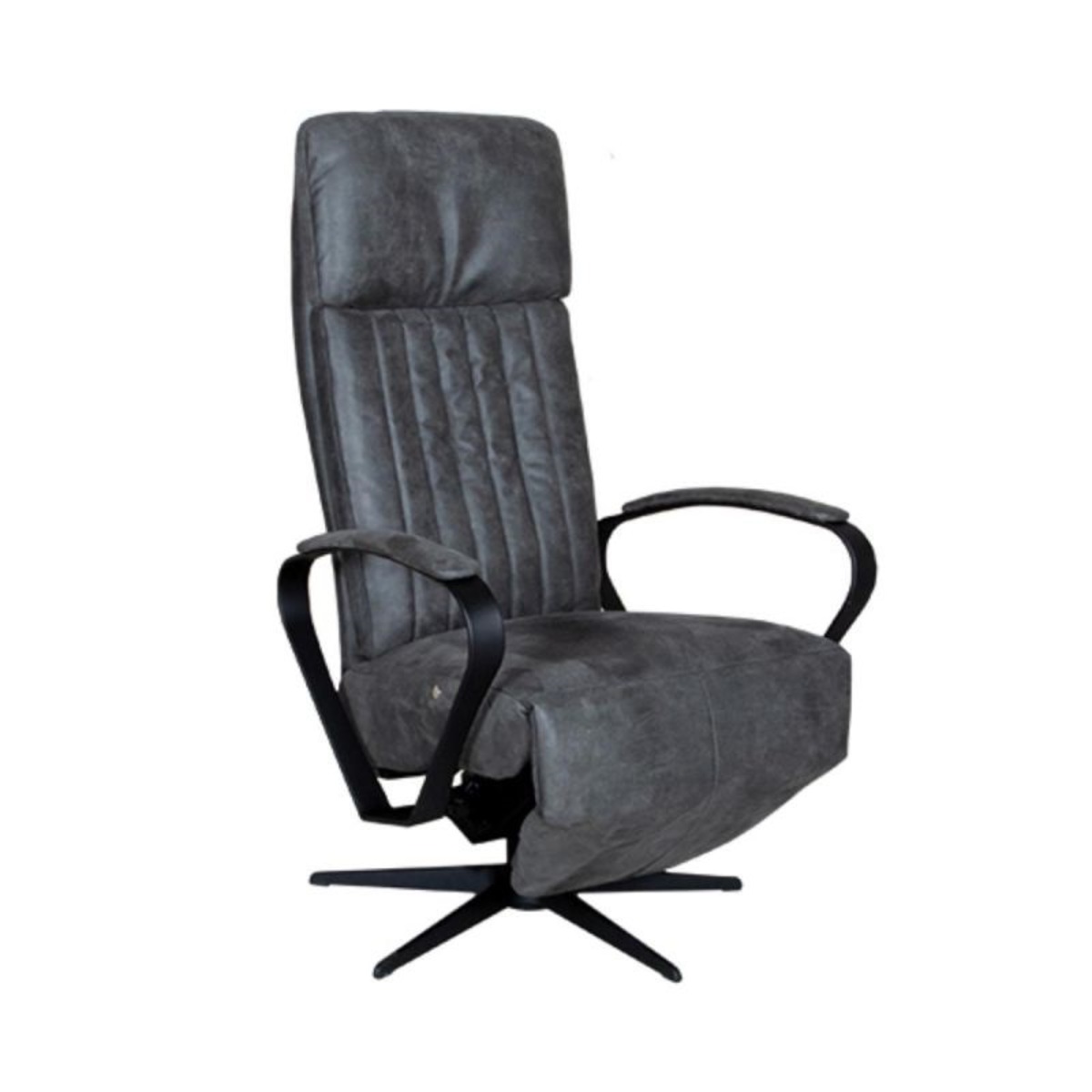 Fauteuil Levi Grijs Antraciet - Stof - DOK 2