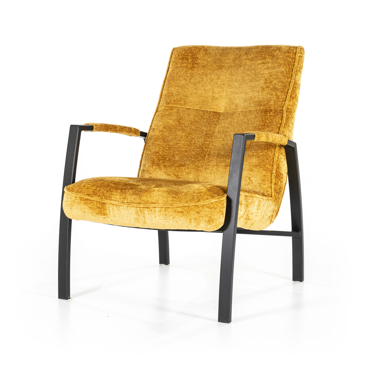Fauteuil Marissa Geel Goud - Fluweel - Sevn