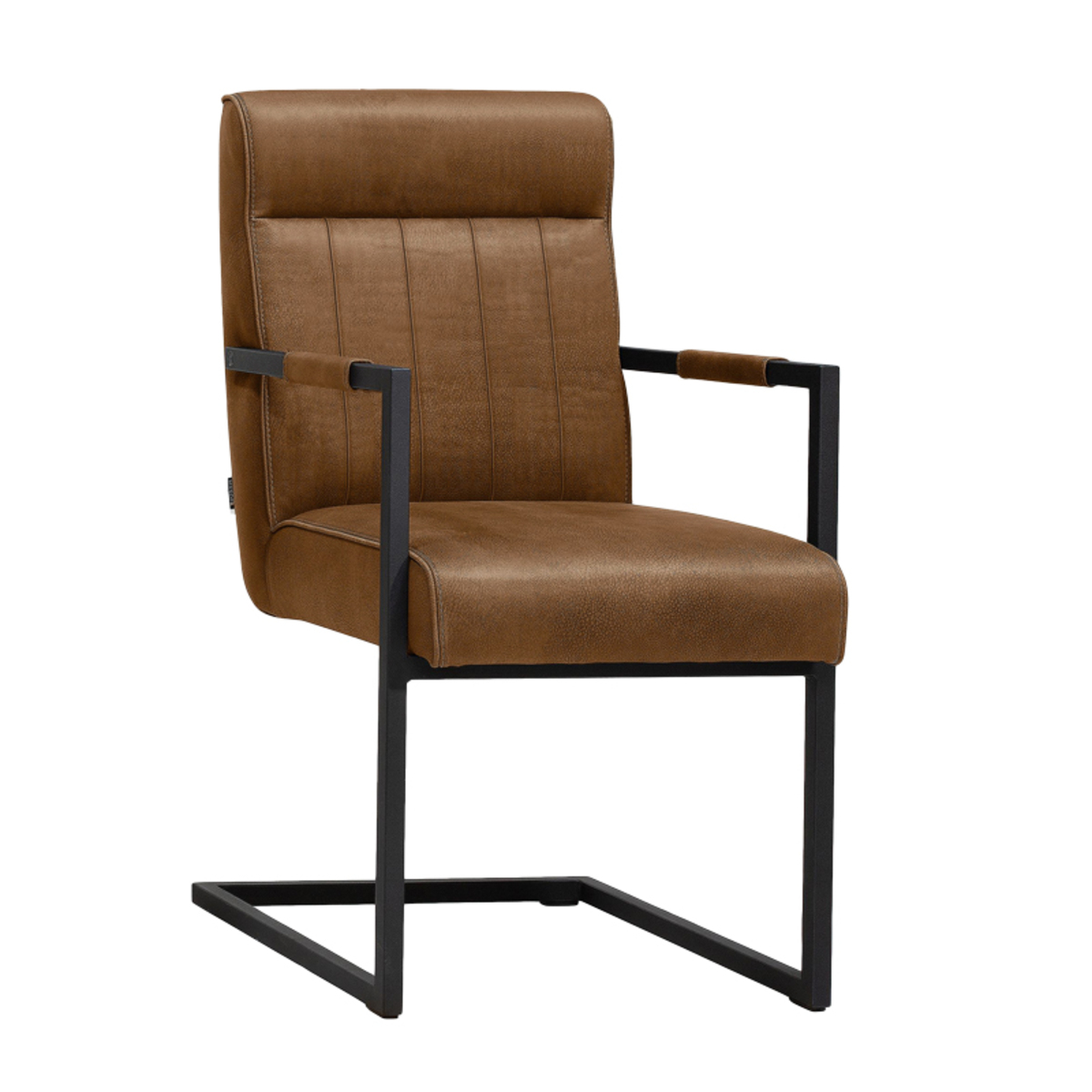 Eetkamerstoel Logan Bruin Cognac - PU-Leder - DOK 2 Essentials