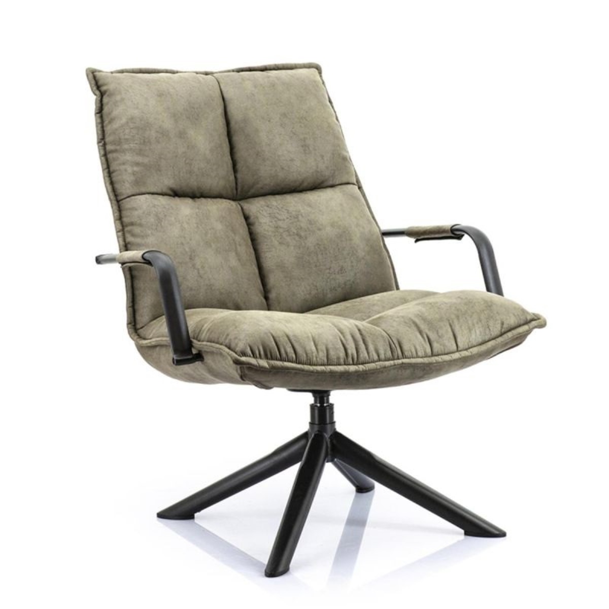 Fauteuil Mitchell Groen - Stof - Eleonora