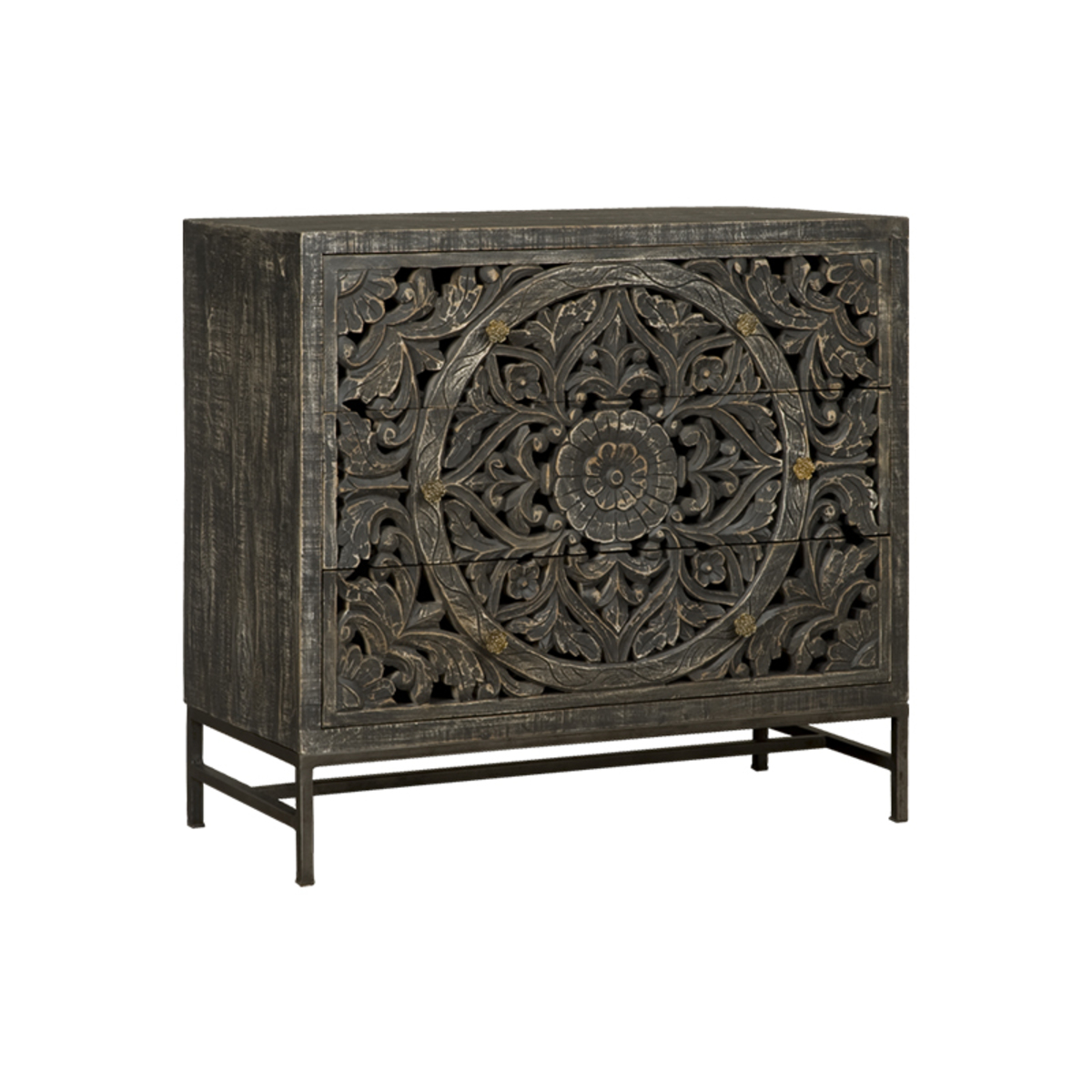Bergkast Zwart - Hout - Tower Living