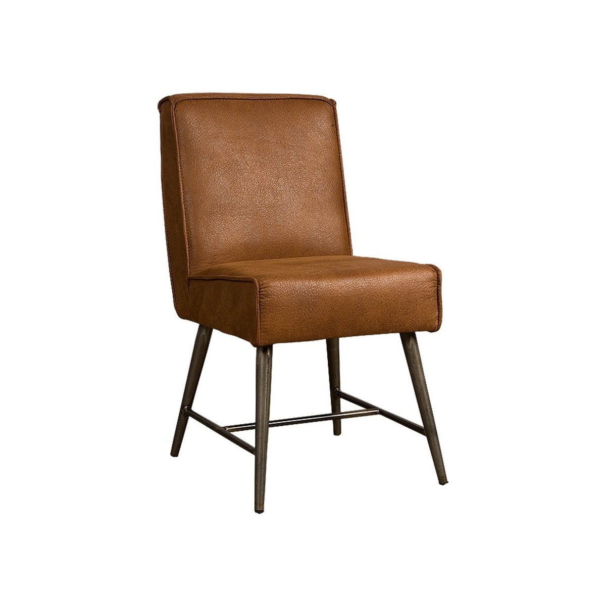 Eetkamerstoel Belmonte Bruin Cognac - Stof - DOK 2 Rustique