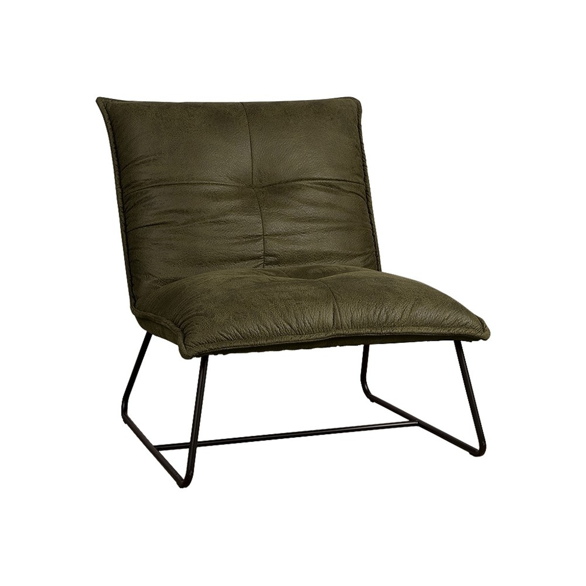 Fauteuil Seda Groen - Stof - DOK 2 Rustique