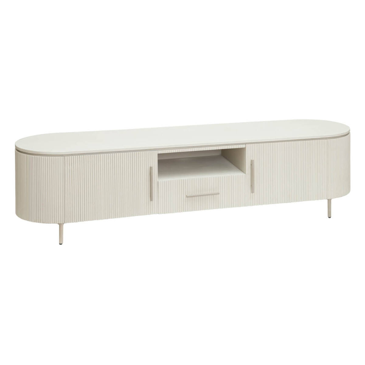 Tv-meubel Corbetta Crème Stone - Mangohout - Tower Living