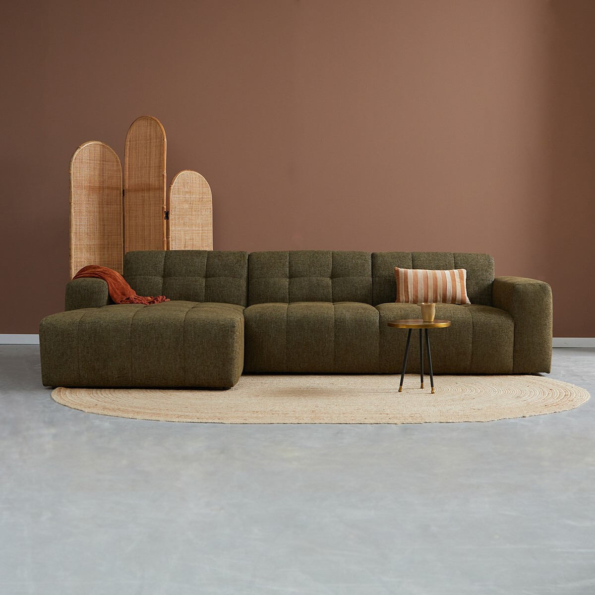 Hoekbank Wave Groen - Stof - DOK 2 Design
