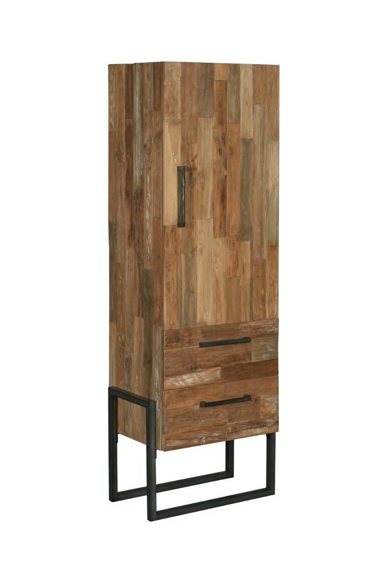 Bergkast Potenza Bruin Hout - Teak - DOK 2 Rustique