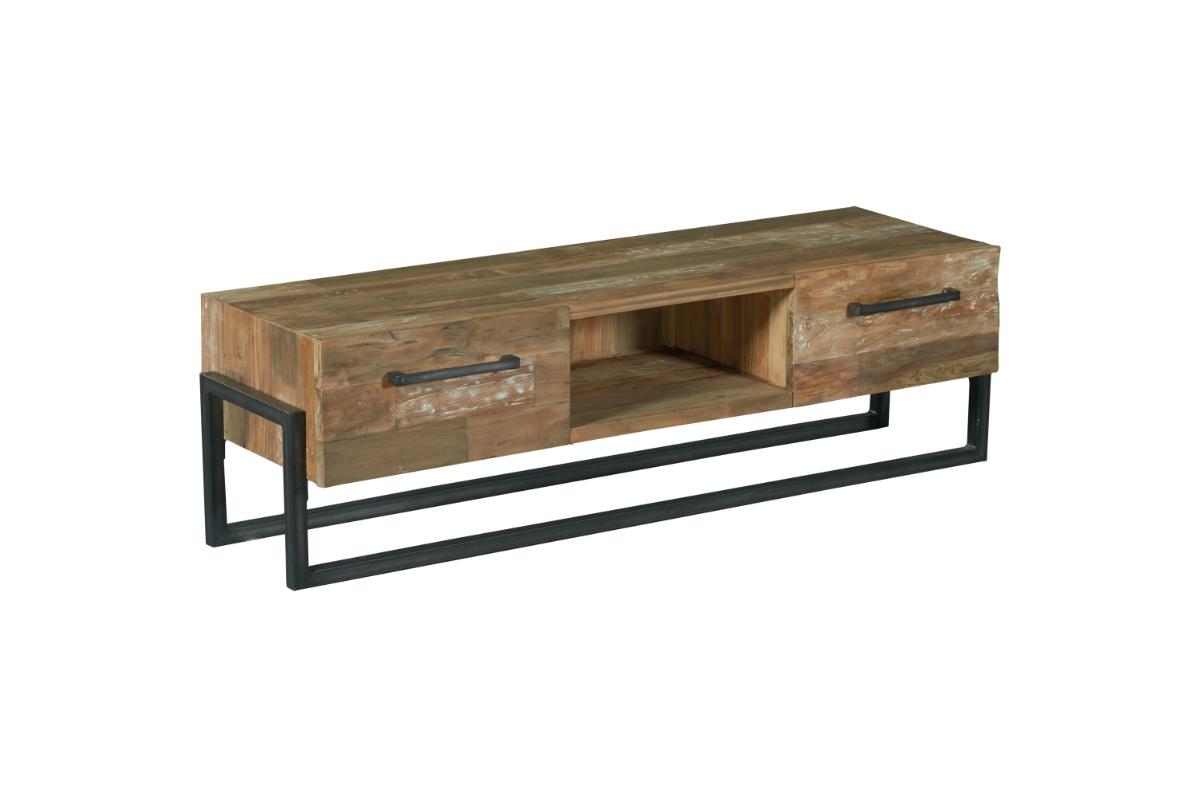 Tv-meubel Potenza Bruin Hout - Teak - DOK 2 Rustique