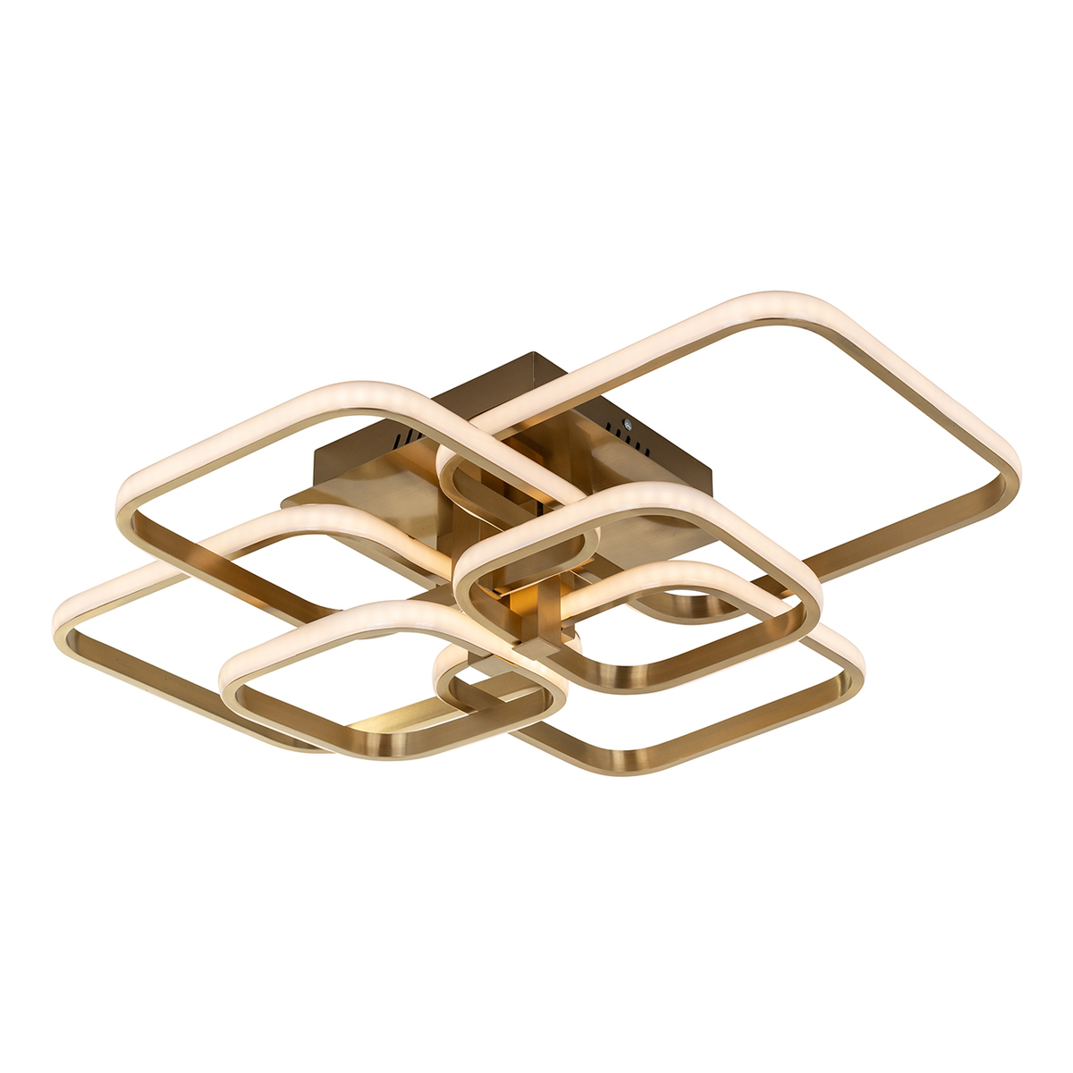 Hanglamp Cailey Geel Goud - Aluminium - Richmond Interiors