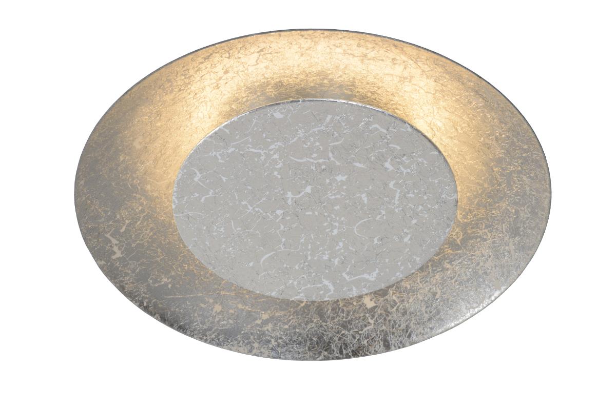 Plafonniere Foskal Grijs Zilver - Aardewerk - Lucide