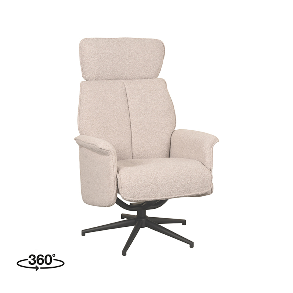 Fauteuil Verdal Naturel - Boucle - LABEL51