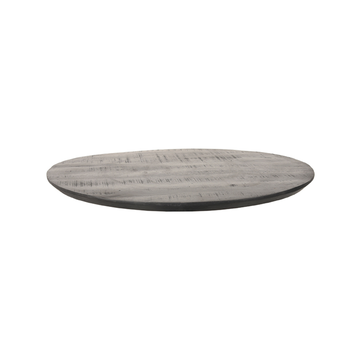 Eetkamertafel Tafelblad Sloppy Edge Zwart - Mangohout - LABEL51
