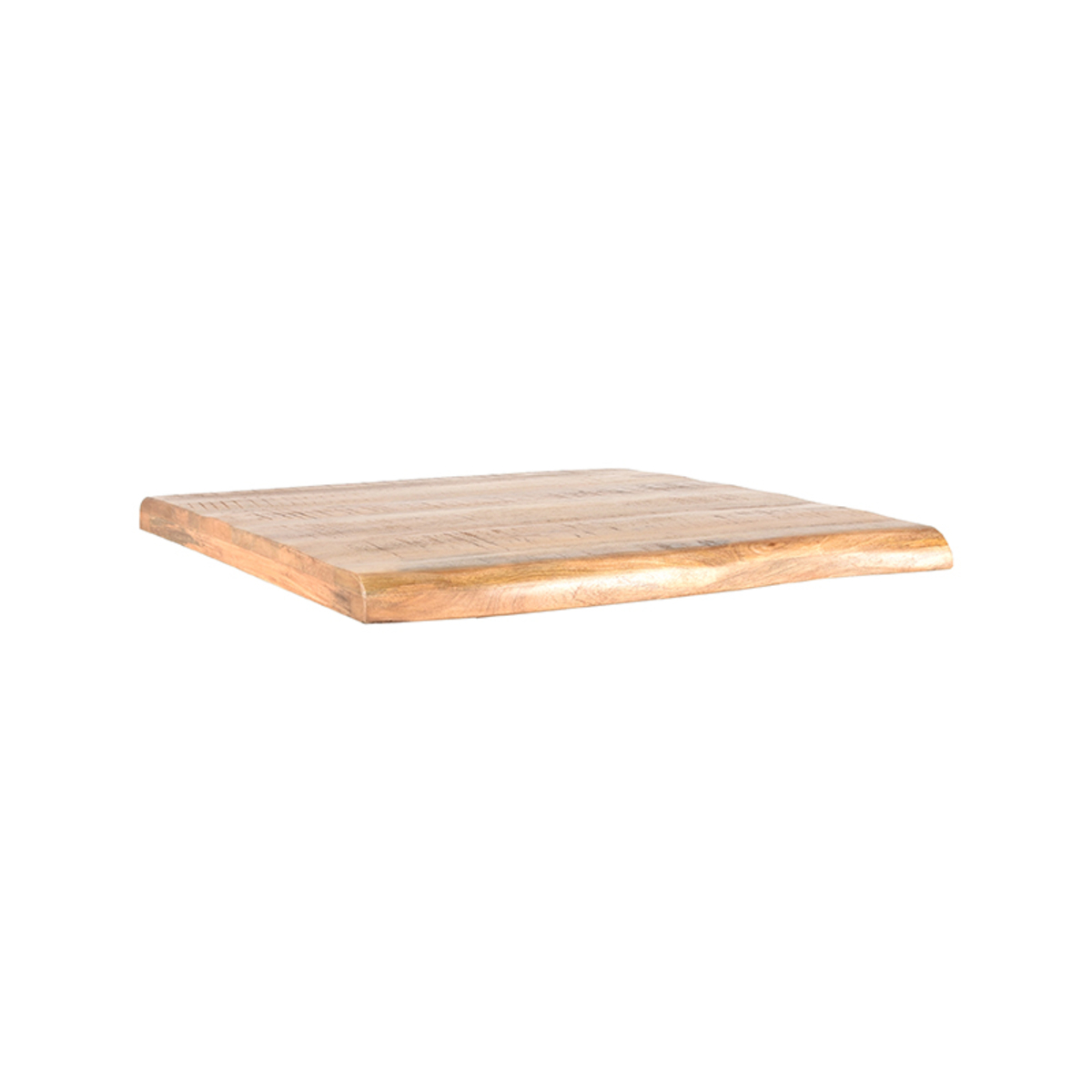 Eetkamertafel Tafelblad Tree Edge Bruin Rough - Mangohout - LABEL51