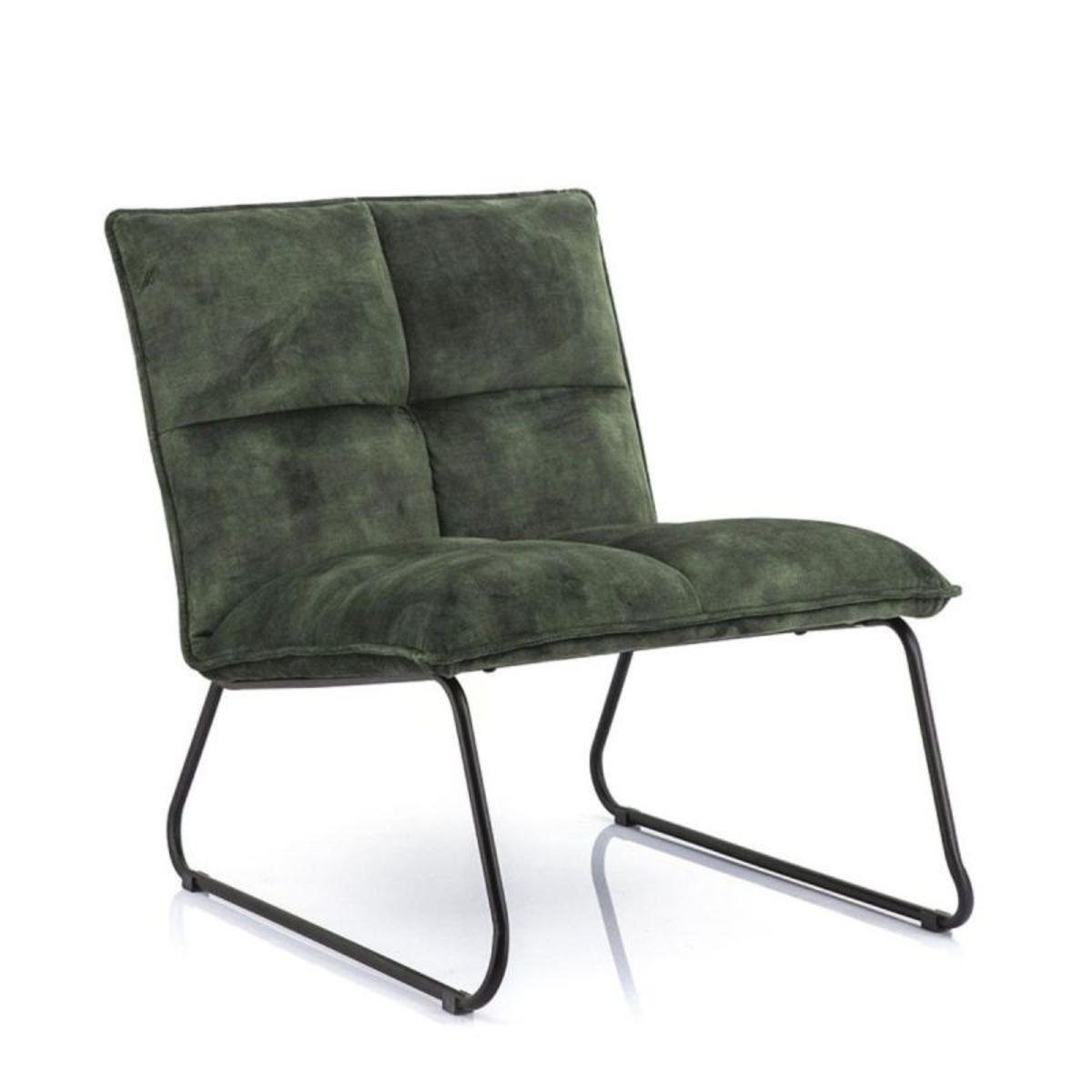Fauteuil Ruby Groen - Stof - Eleonora