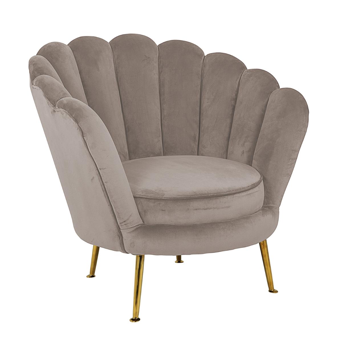 Fauteuil Perla Bruin Taupe - Stof - Richmond Interiors