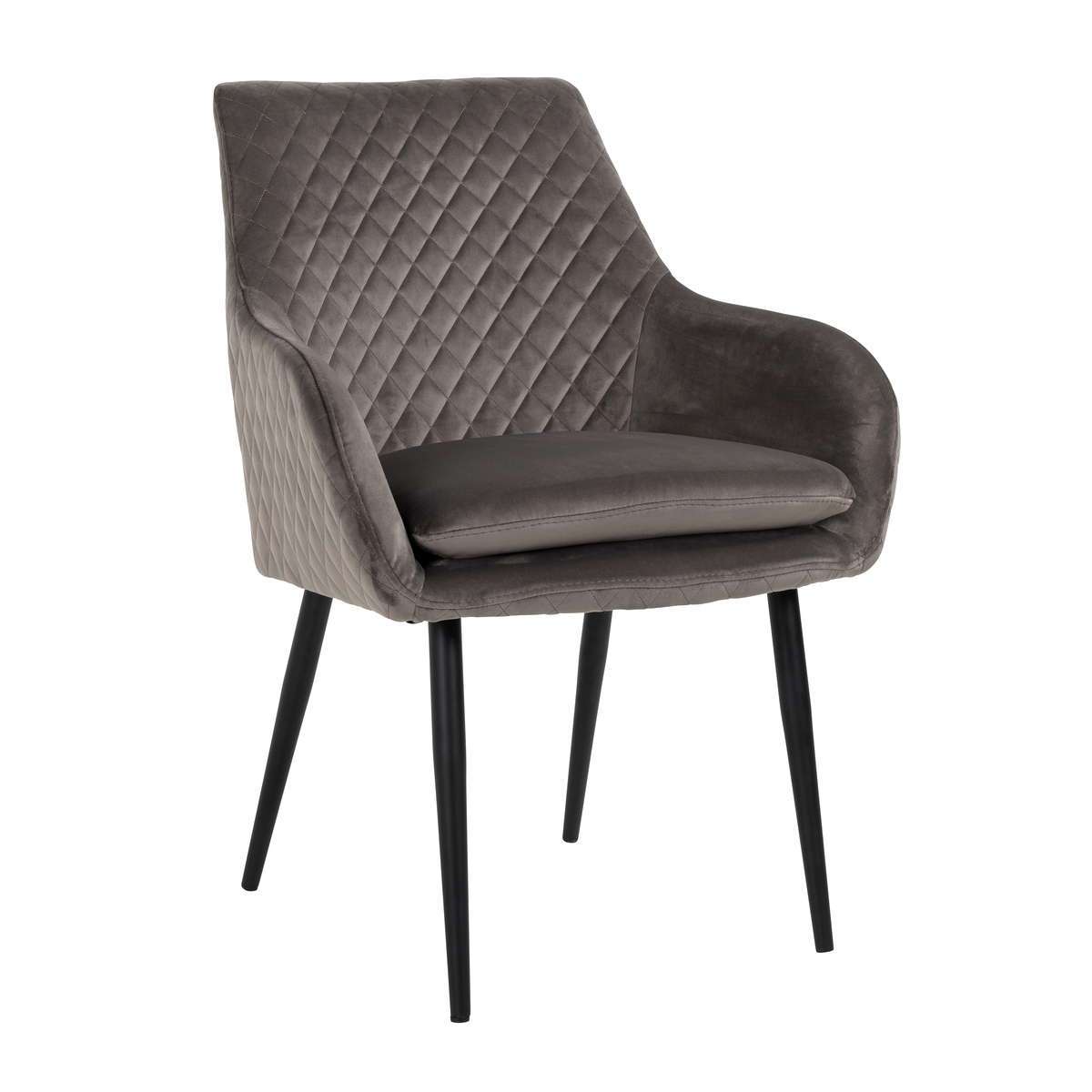 Eetkamerstoel Chrissy Bruin Stone - Velours - Richmond Interiors