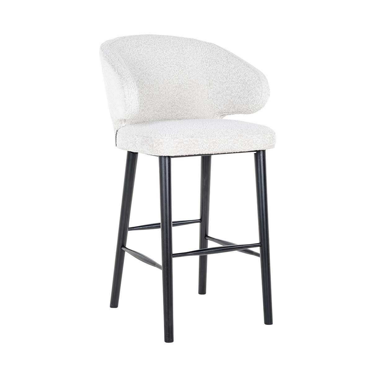 Barkruk Indigo Wit - Stof - Richmond Interiors