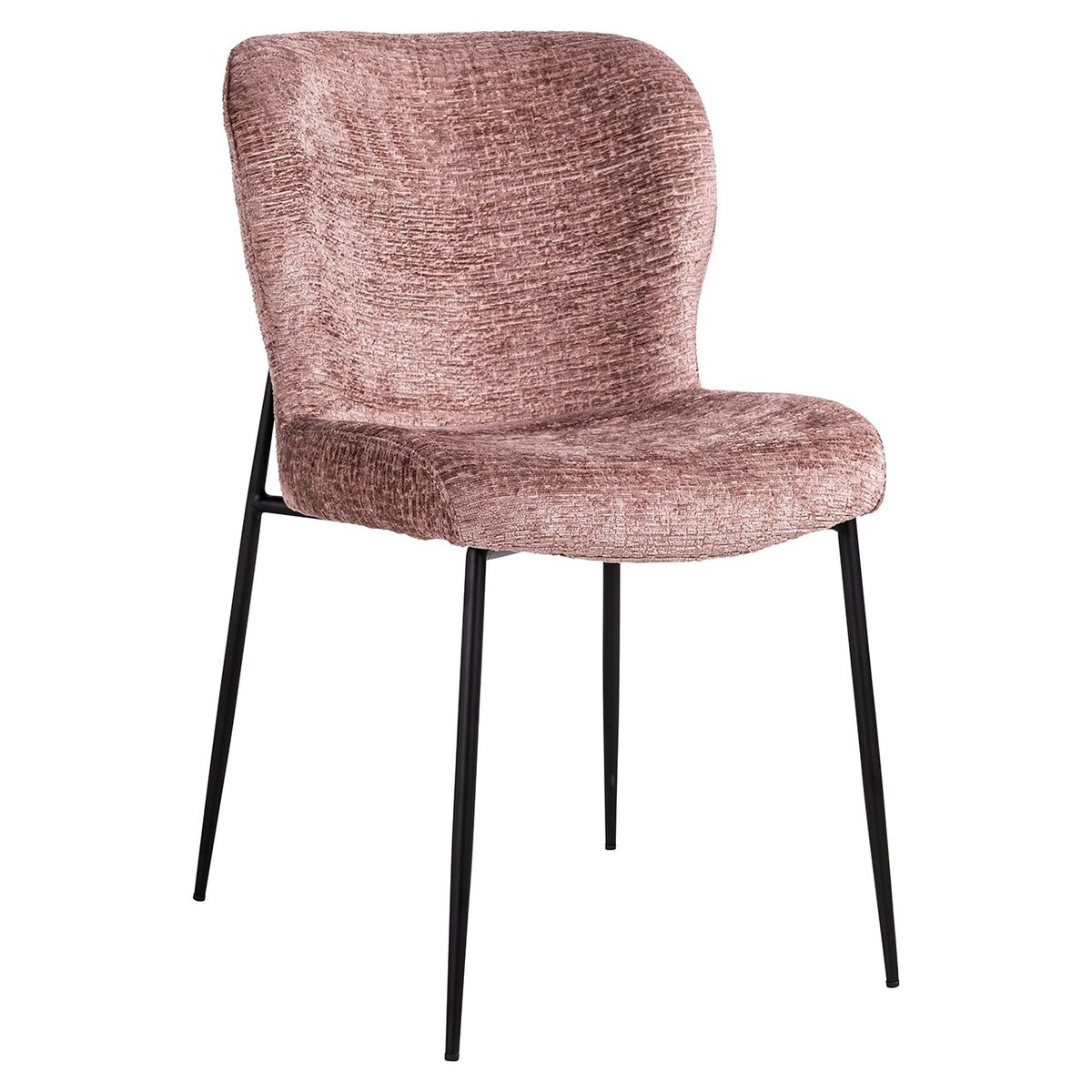 Eetkamerstoel Darby Roze  - Stof - Richmond Interiors