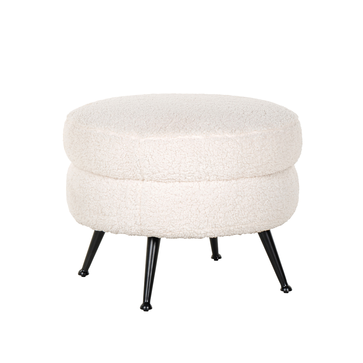 Poef Fauteuils Wit - Stof - Richmond Interiors