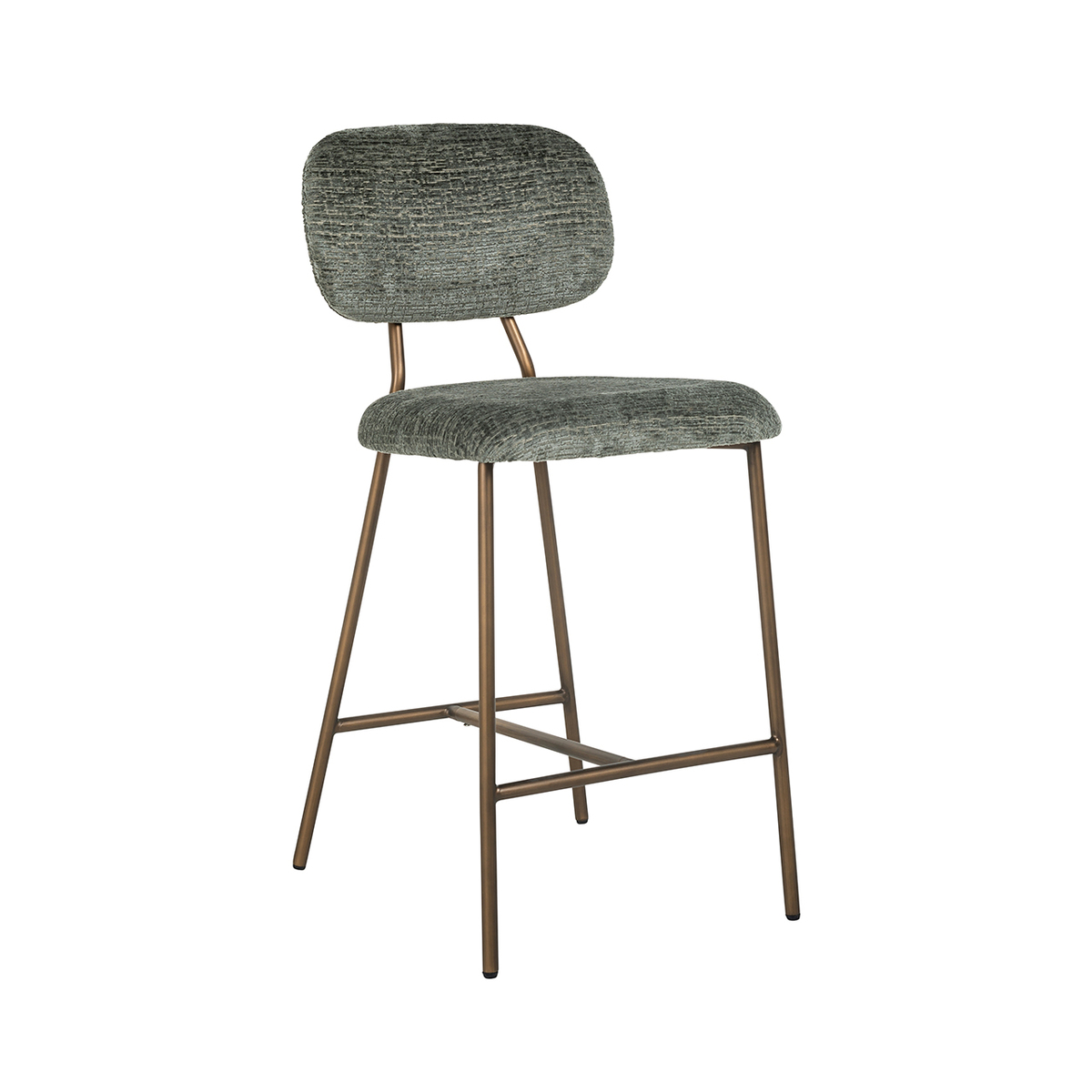 Barkruk Xenia Groen - Stof - Richmond Interiors