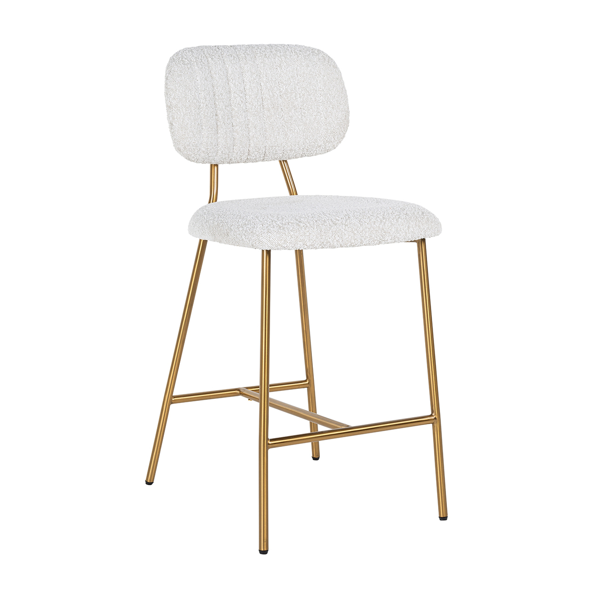 Barkruk Xenia Wit - Stof - Richmond Interiors