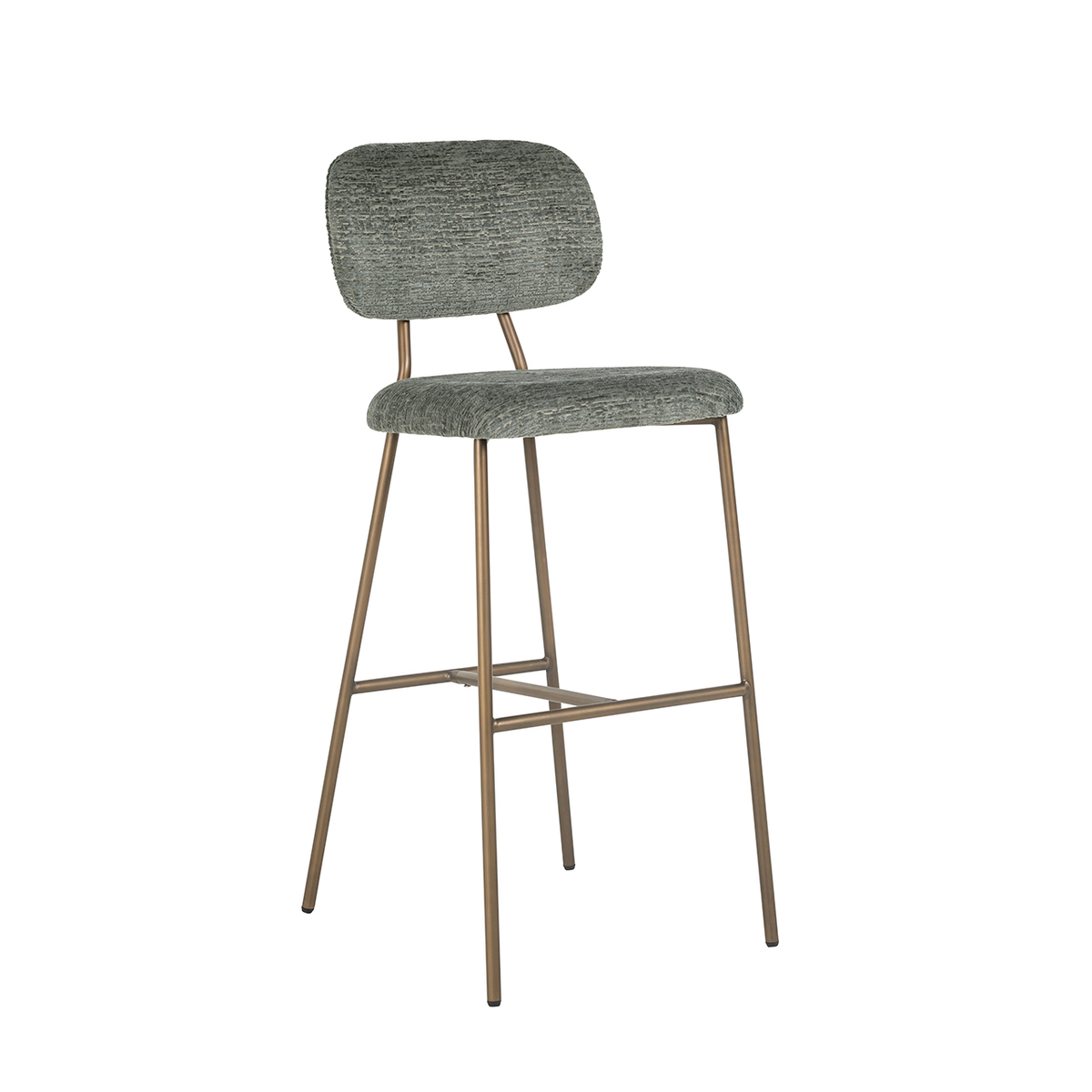 Barkruk Xenia Groen - Stof - Richmond Interiors