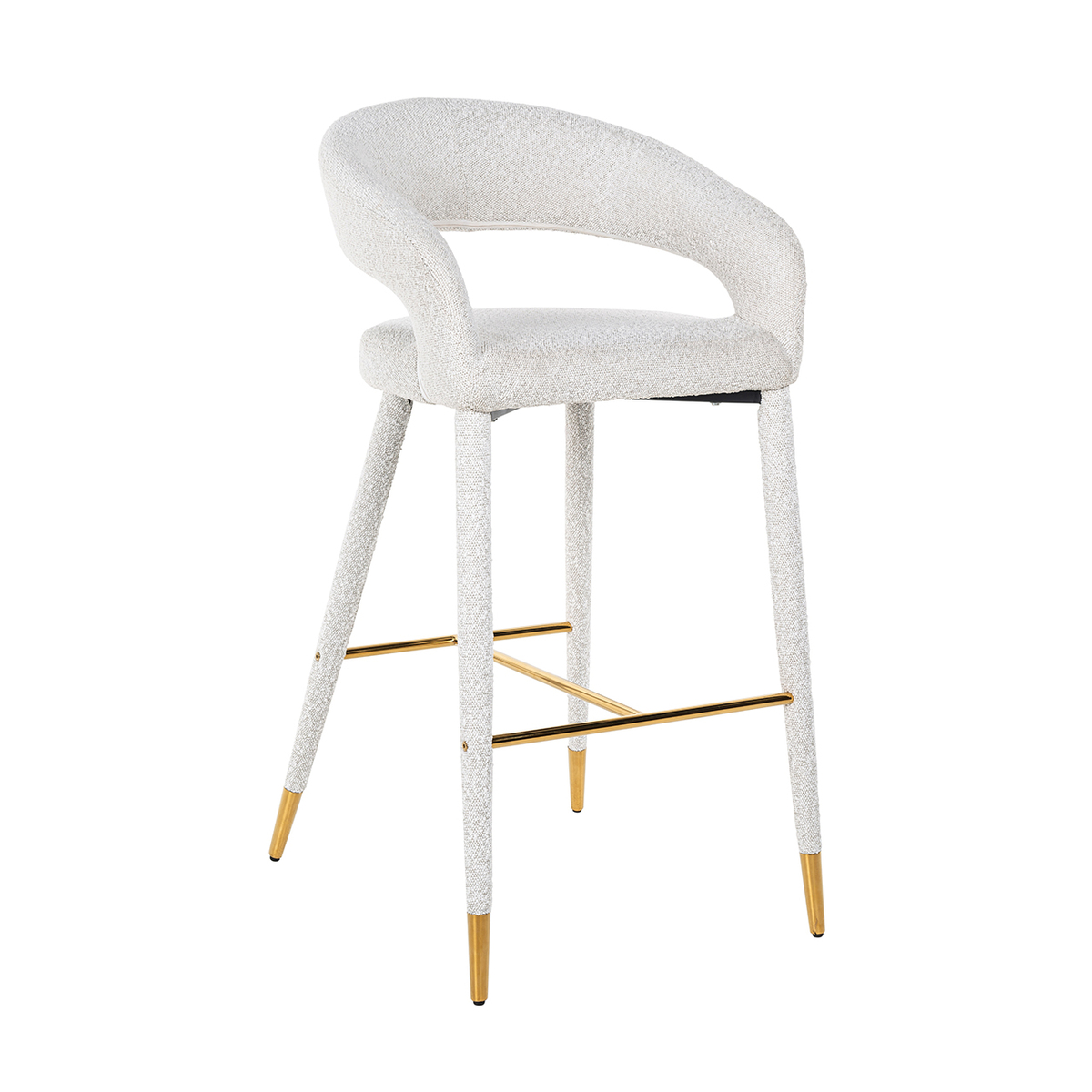 Barkruk Stoelen Wit - Stof - Richmond Interiors