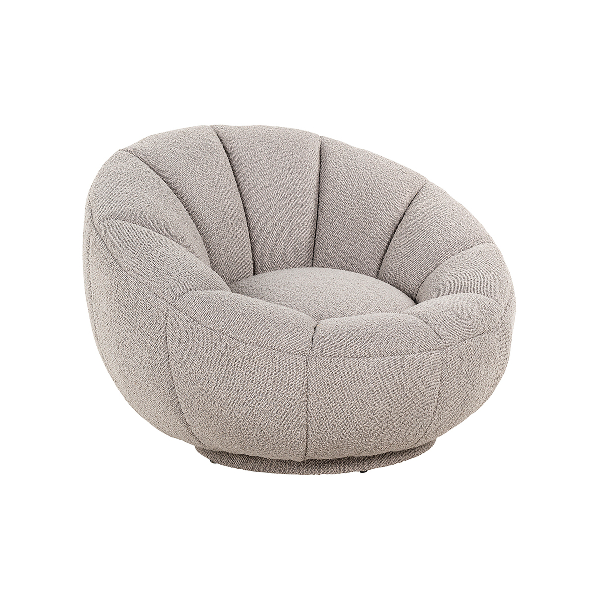 Fauteuil Kendall Grijs Taupe - Boucle - Richmond Interiors