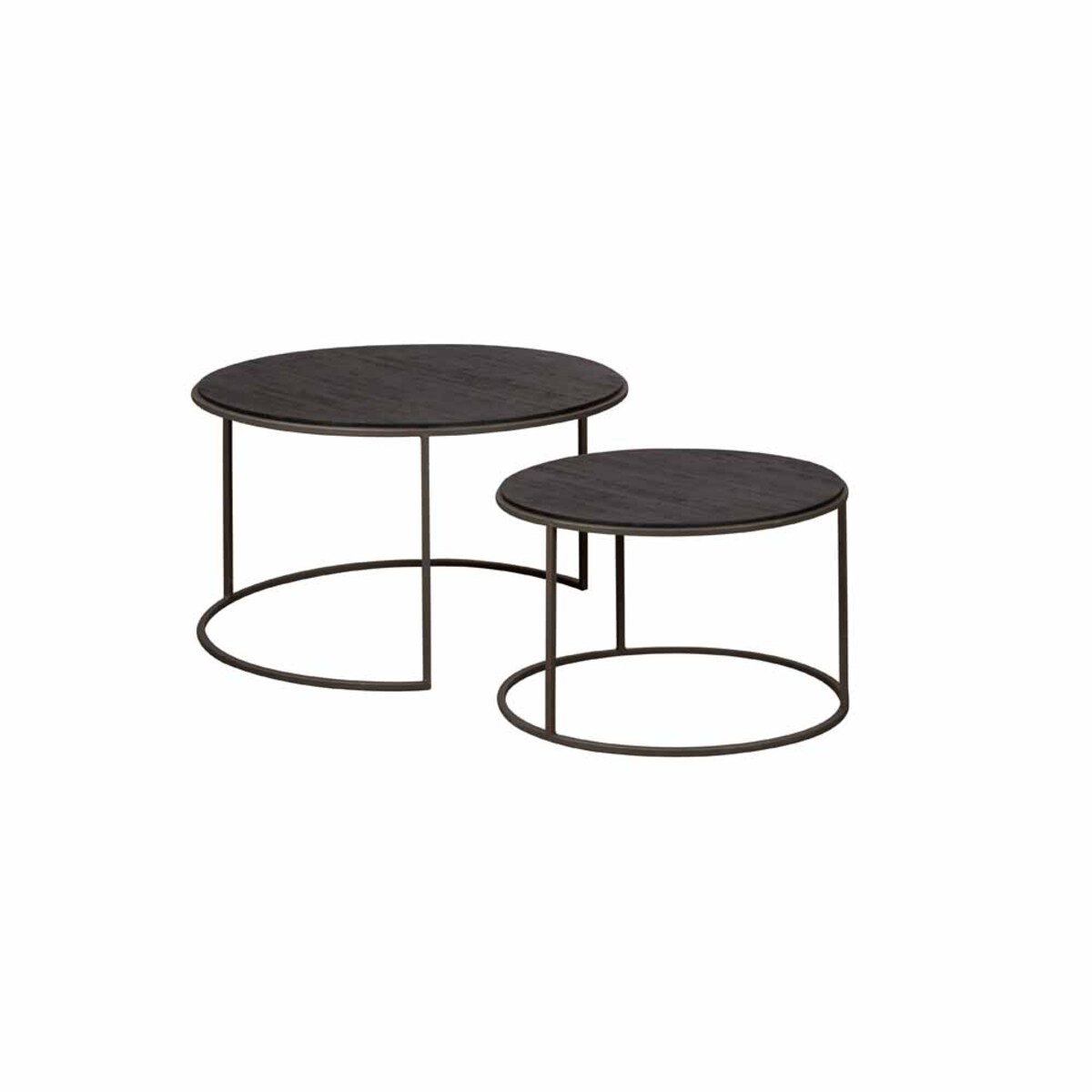 Salontafel Spello Zwart - Teak - DOK 2 Essentials