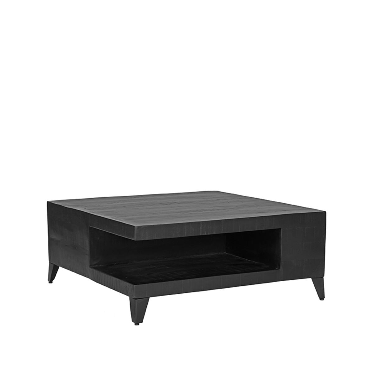 Salontafel Bloc Zwart - Mangohout - LABEL51