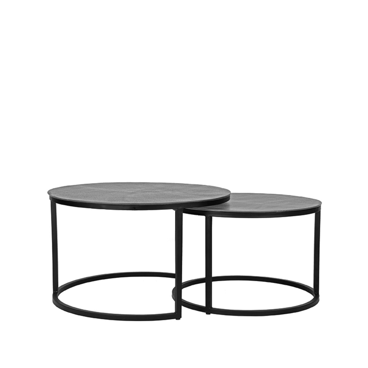 Salontafel Grand Grijs Antiek ash - Metaal - LABEL51