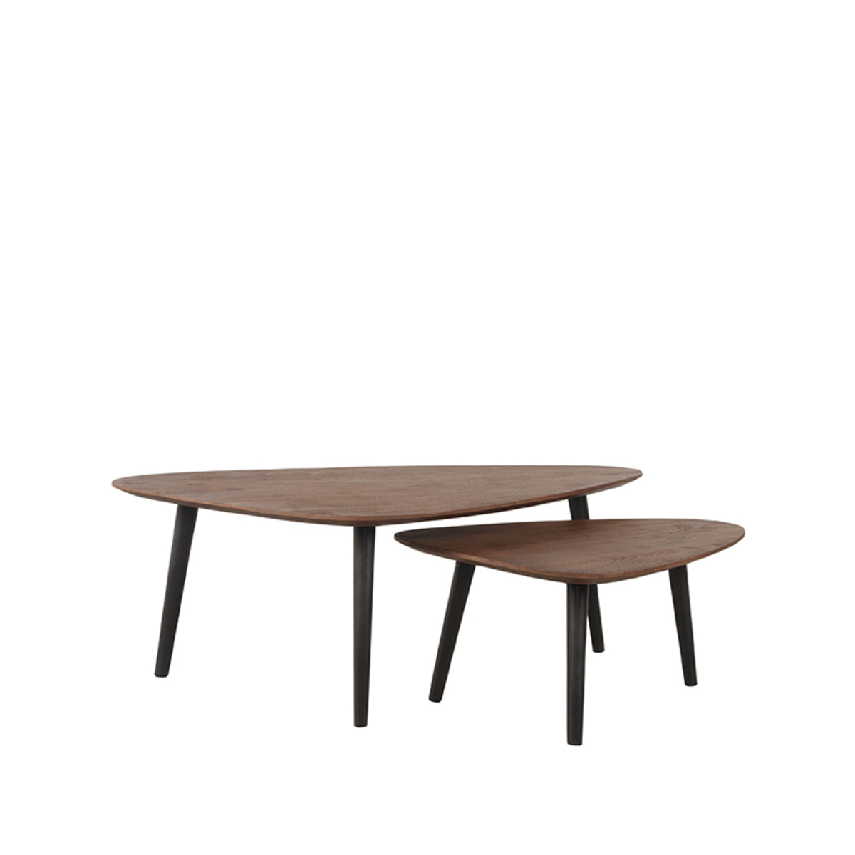 Salontafel Rock Bruin Espresso - Mangohout - LABEL51