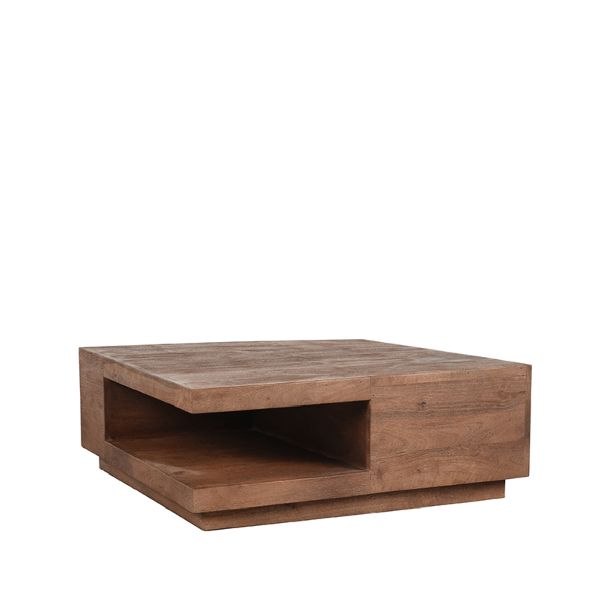 Salontafel Square Bruin Espresso - Mangohout - LABEL51