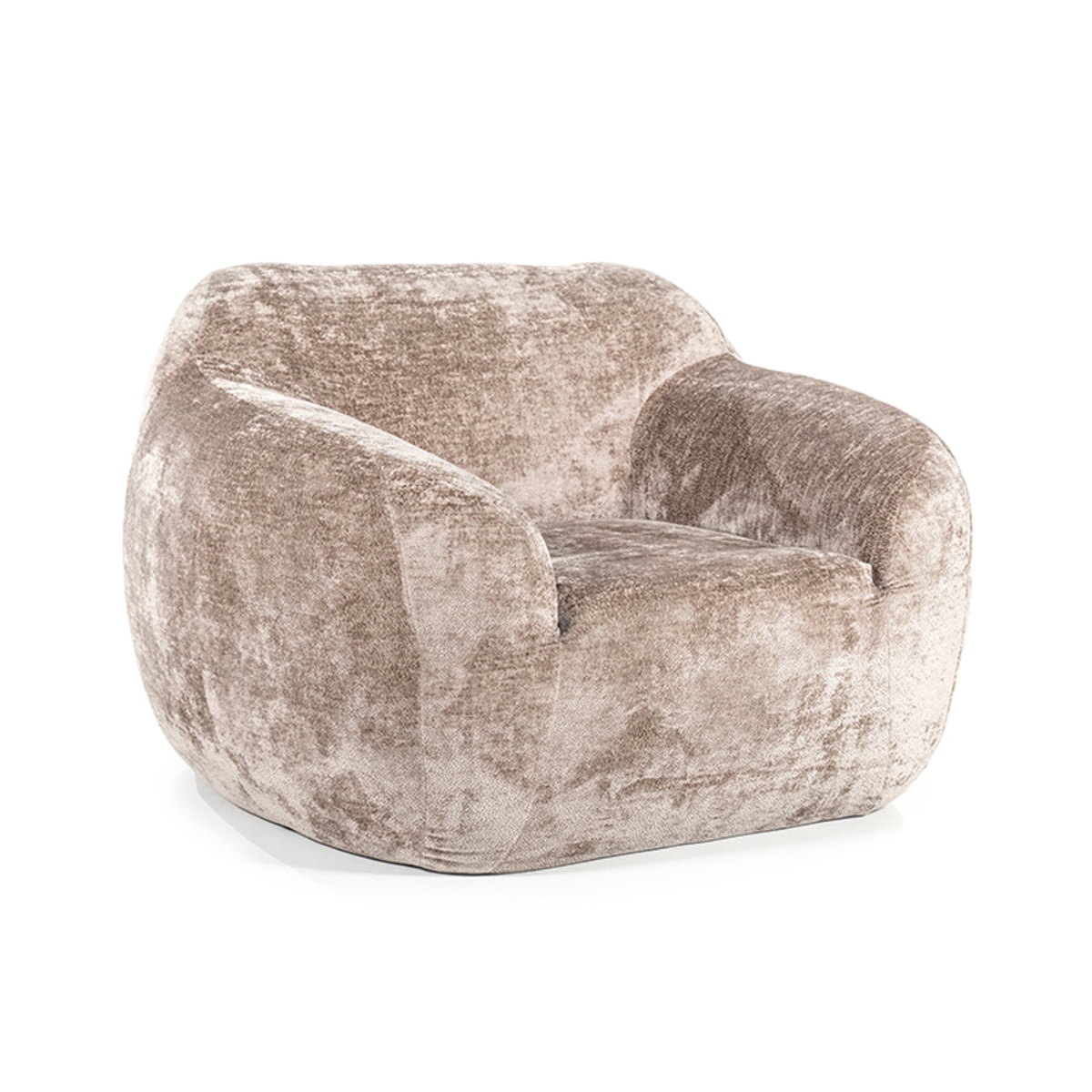 Fauteuil Naturel Beige - Stof - Sevn