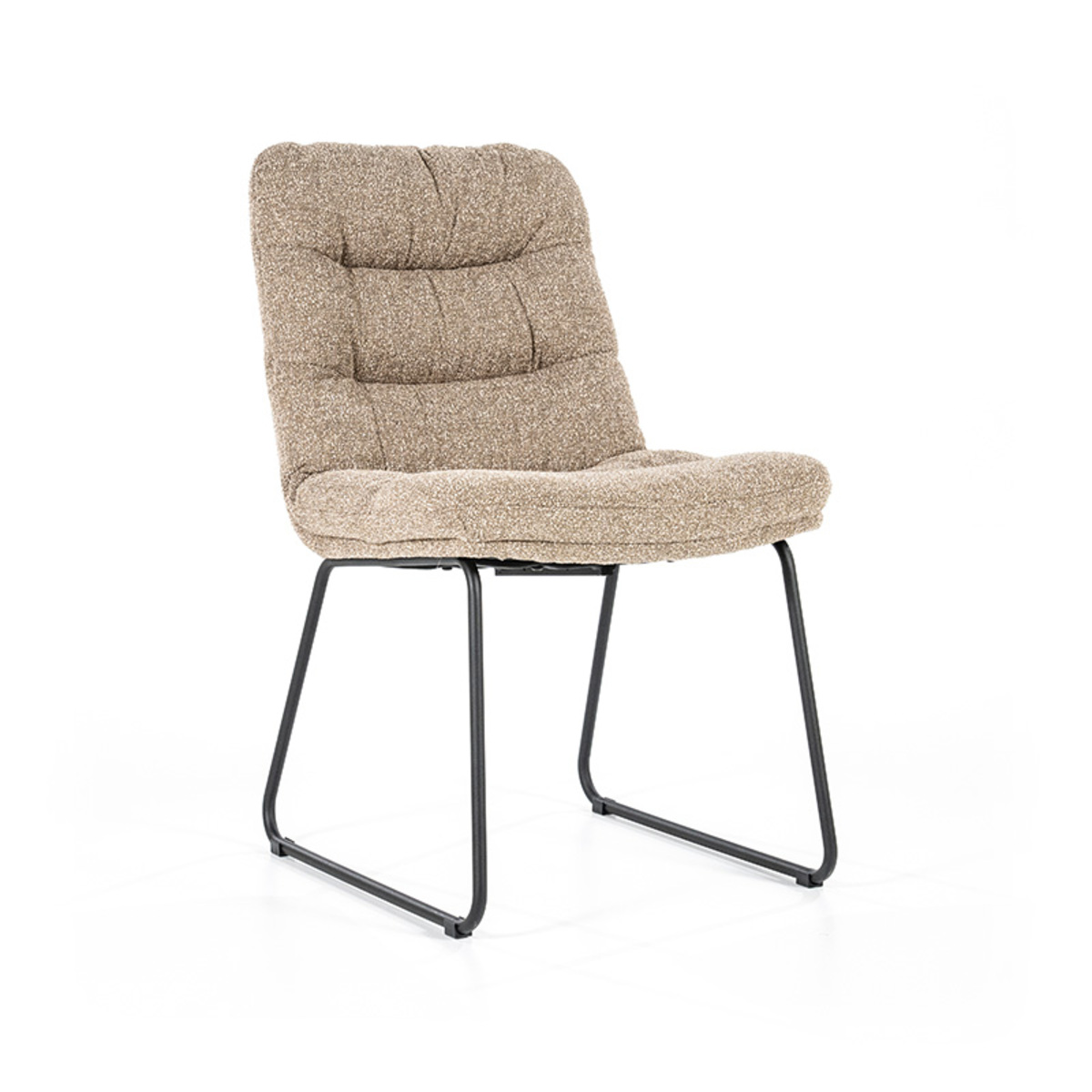 Eetkamerstoel Danica Crème Beige - Stof - Eleonora