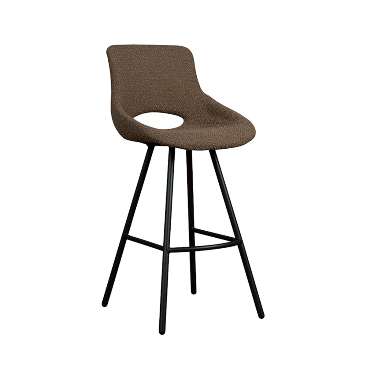 Barkruk Campo Bruin - Stof - DOK 2 Cosy