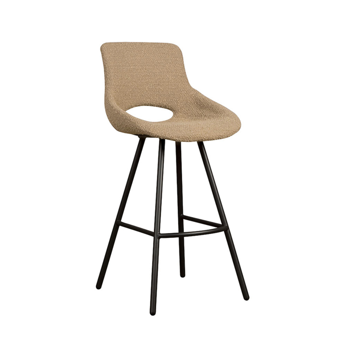 Barkruk Campo Bruin - Stof - DOK 2 Cosy