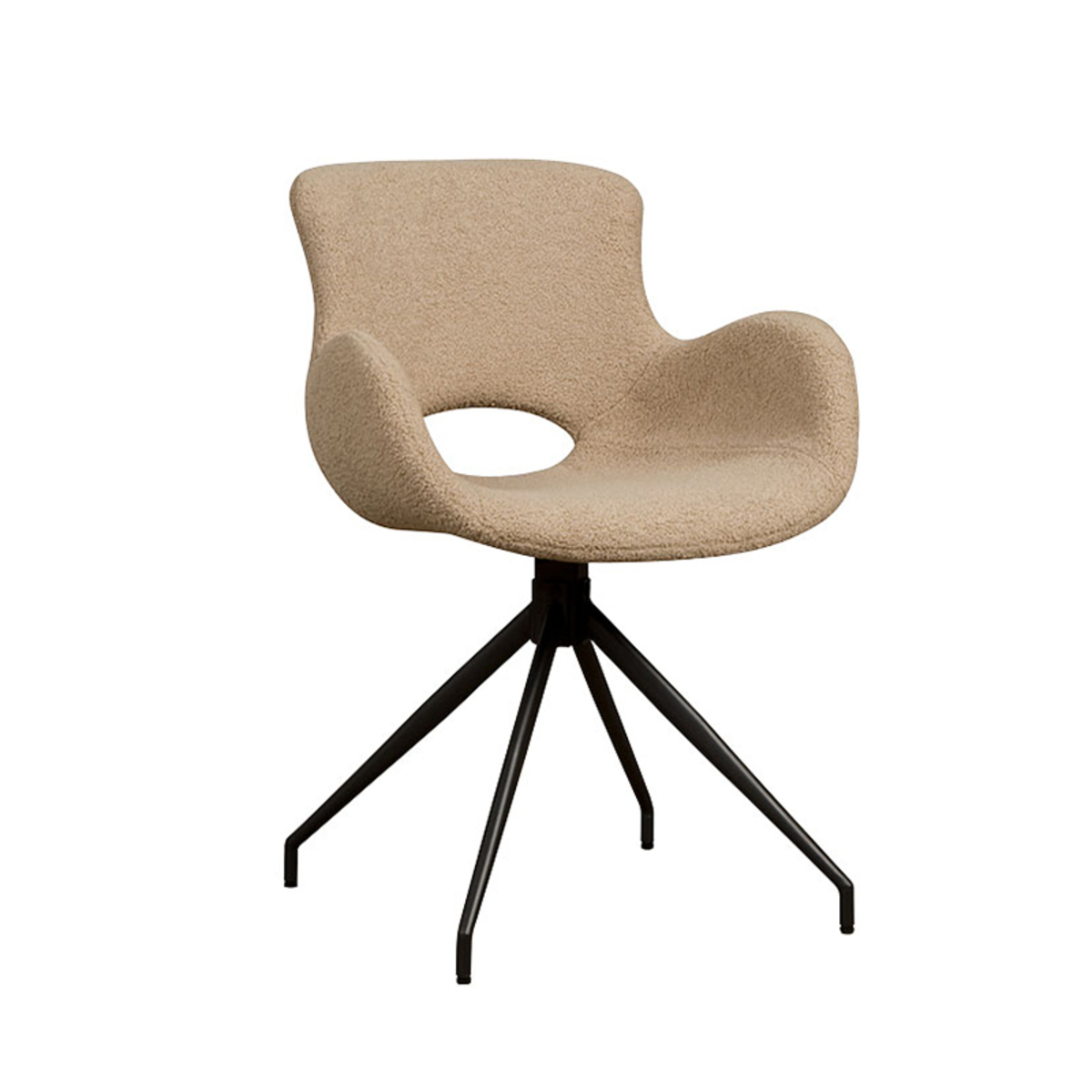 Eetkamerstoel Campo Bruin - Stof - DOK 2 Cosy