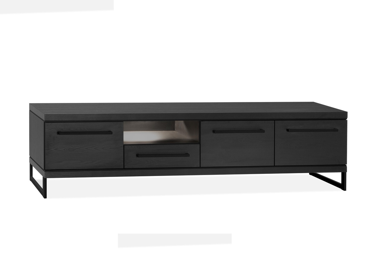 Tv-meubel Firenze Zwart - Hout - DOK 2 Essentials
